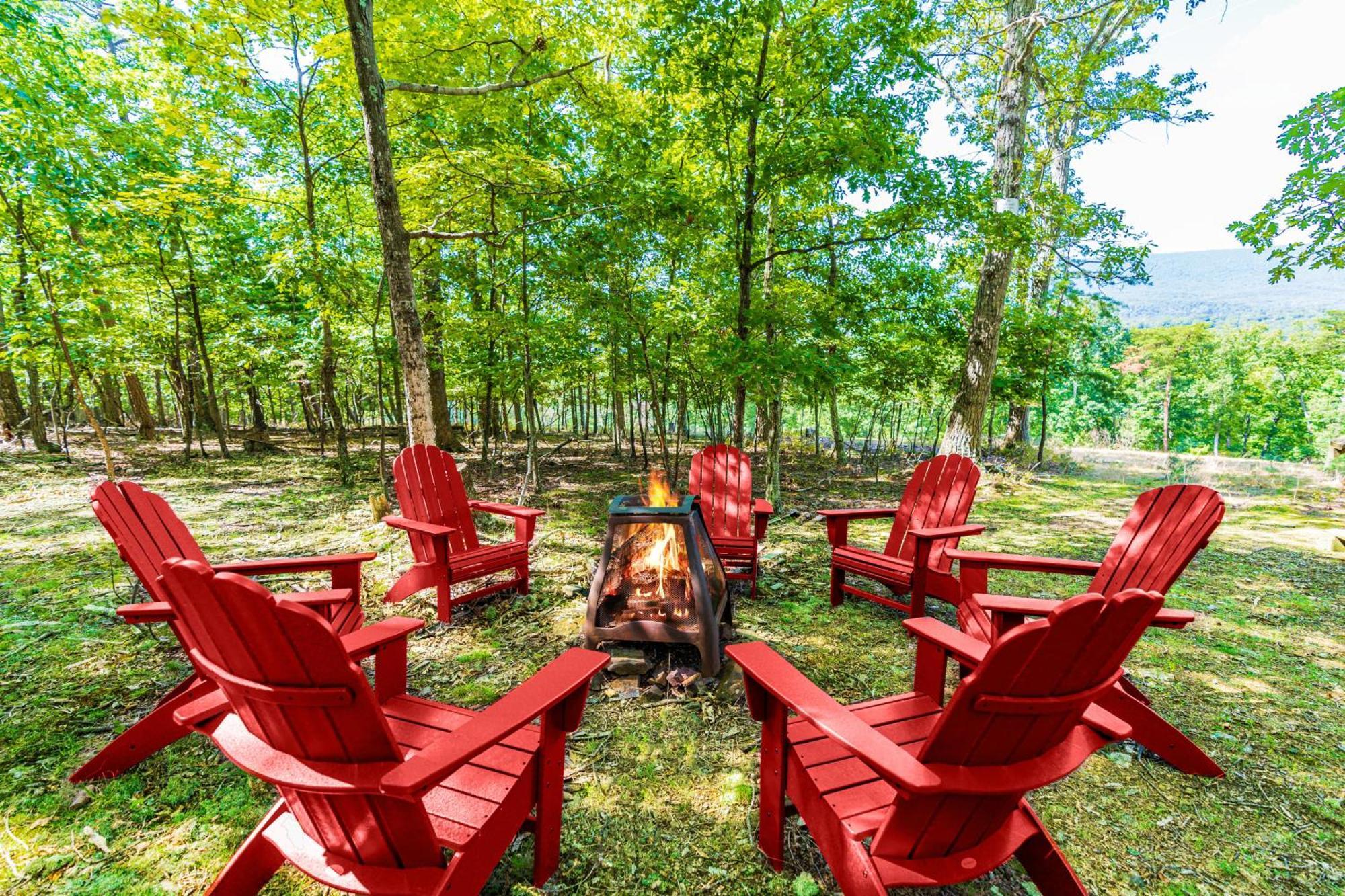 Great Views! A-Frame W Hot Tub, Grill & Fire Pit Villa Morton Grove Luaran gambar