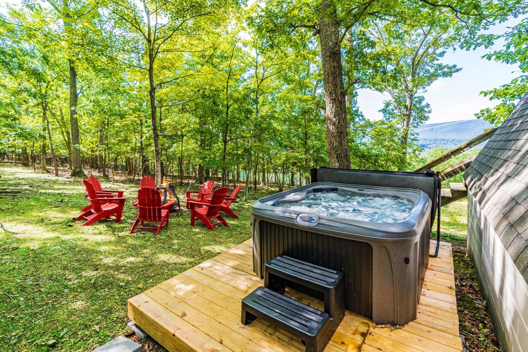 Great Views! A-Frame W Hot Tub, Grill & Fire Pit Villa Morton Grove Luaran gambar